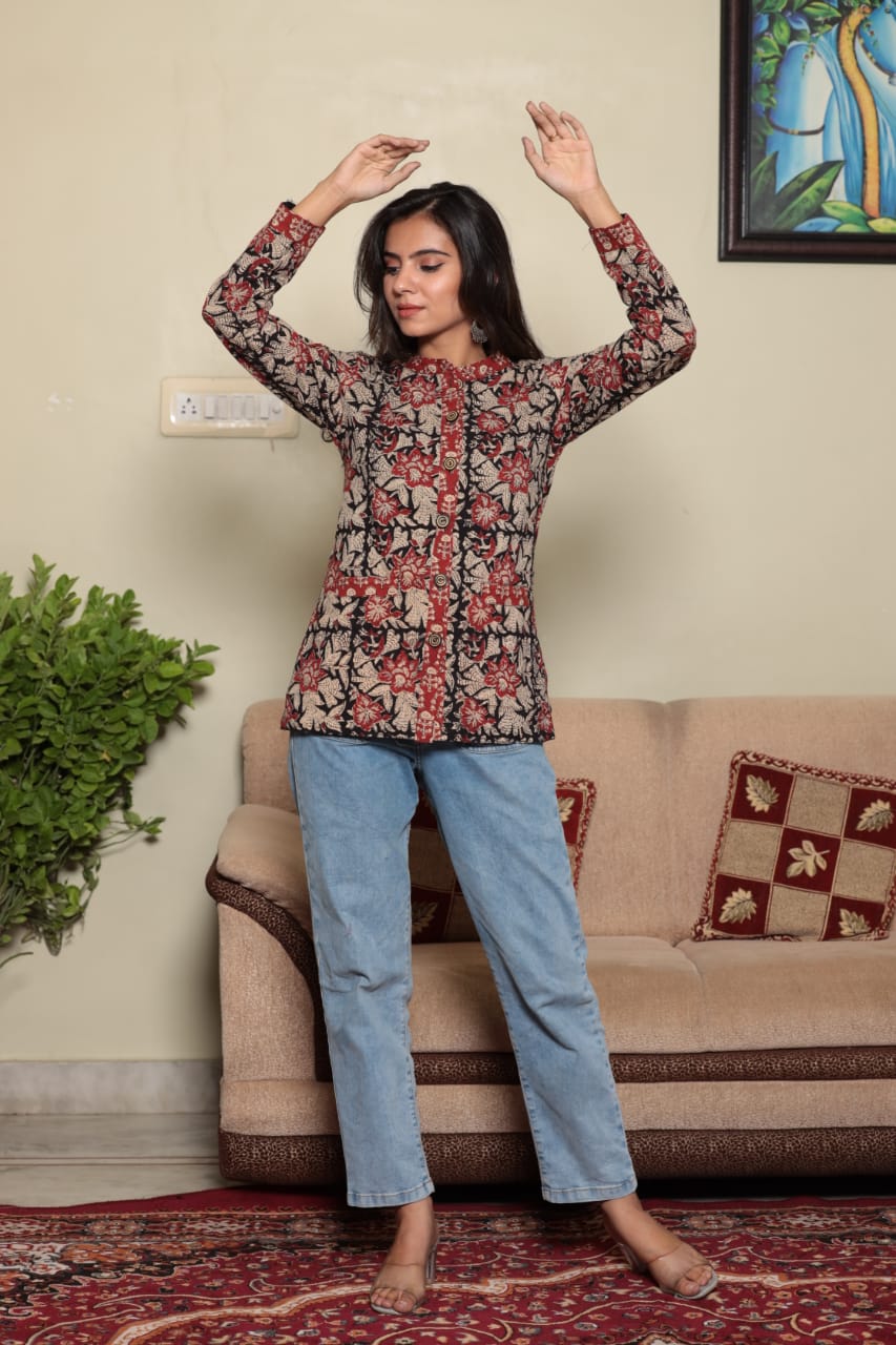 Bagru printed Cotton Jackets