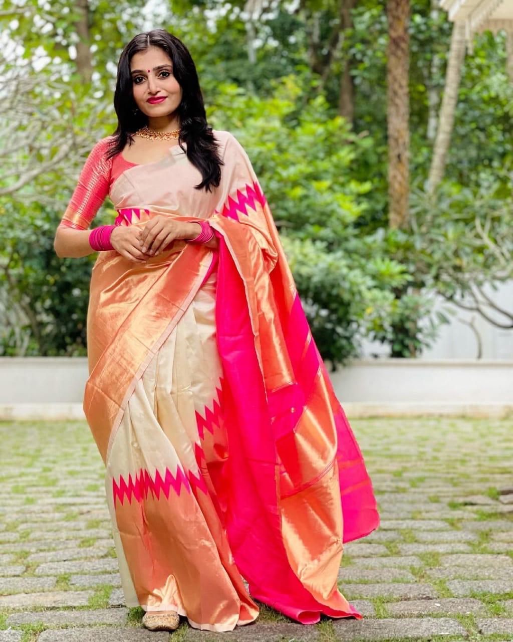 Lichi Silk Saree