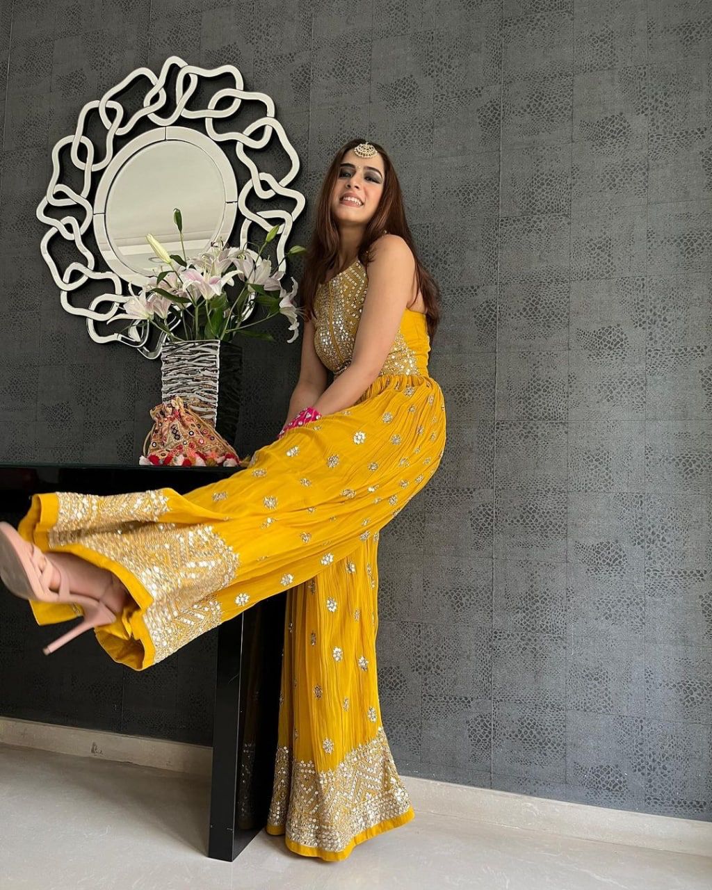 Embroidered Jump suit
