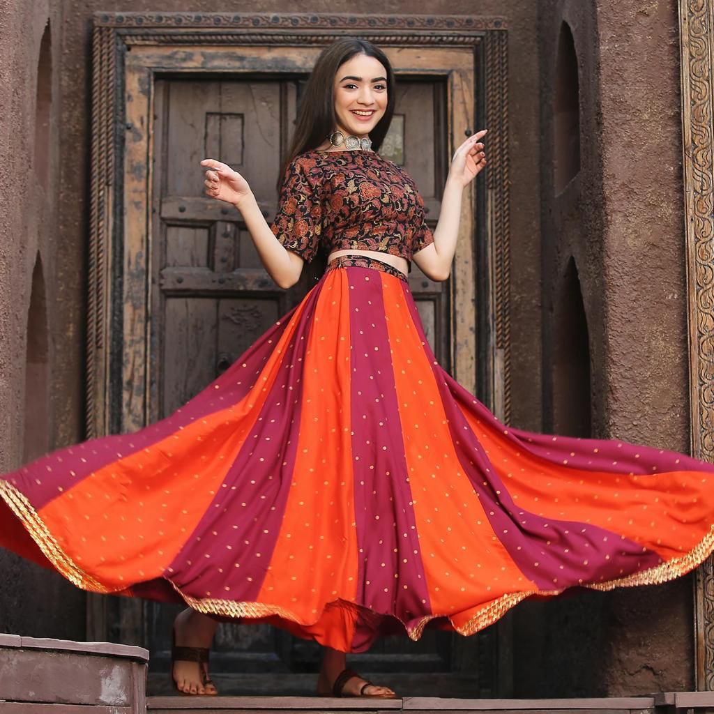 Western Lehenga and Choli