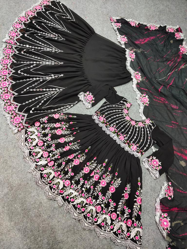 Sharara Plazzo Top and Dupatta