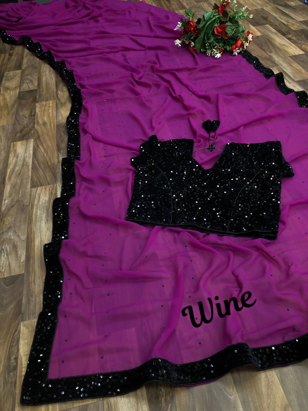 Georgette Saree