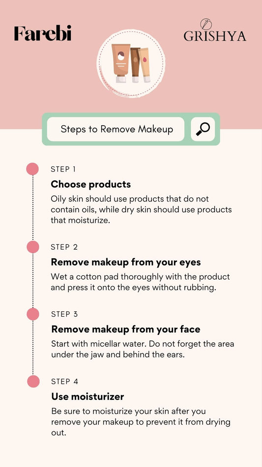Steps to Remove Makeup