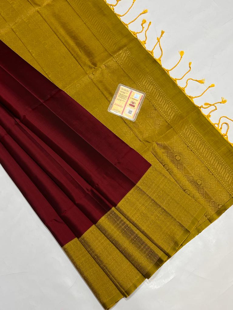 Kanchipuram Pure Handloom Soft Silk Saree
