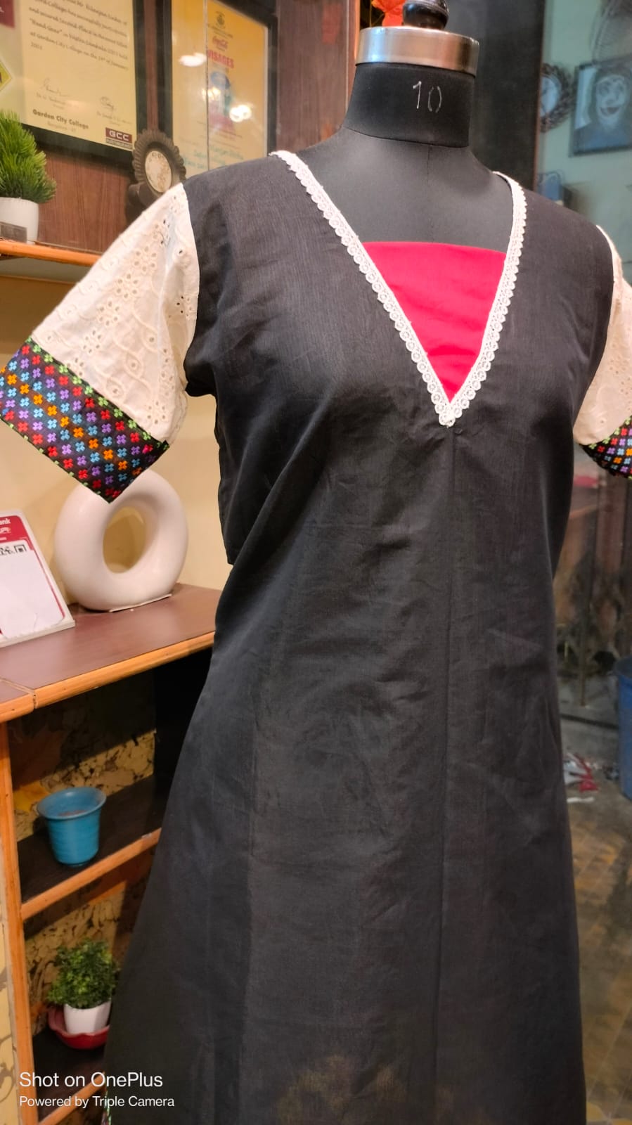 One piece Handloom khes with multi jacquard border design