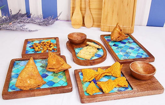 Tray Set with bowls