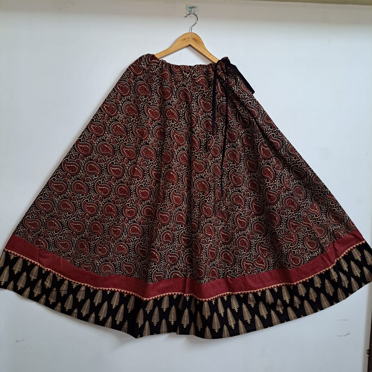 Ajrakh vegetable block print skirts