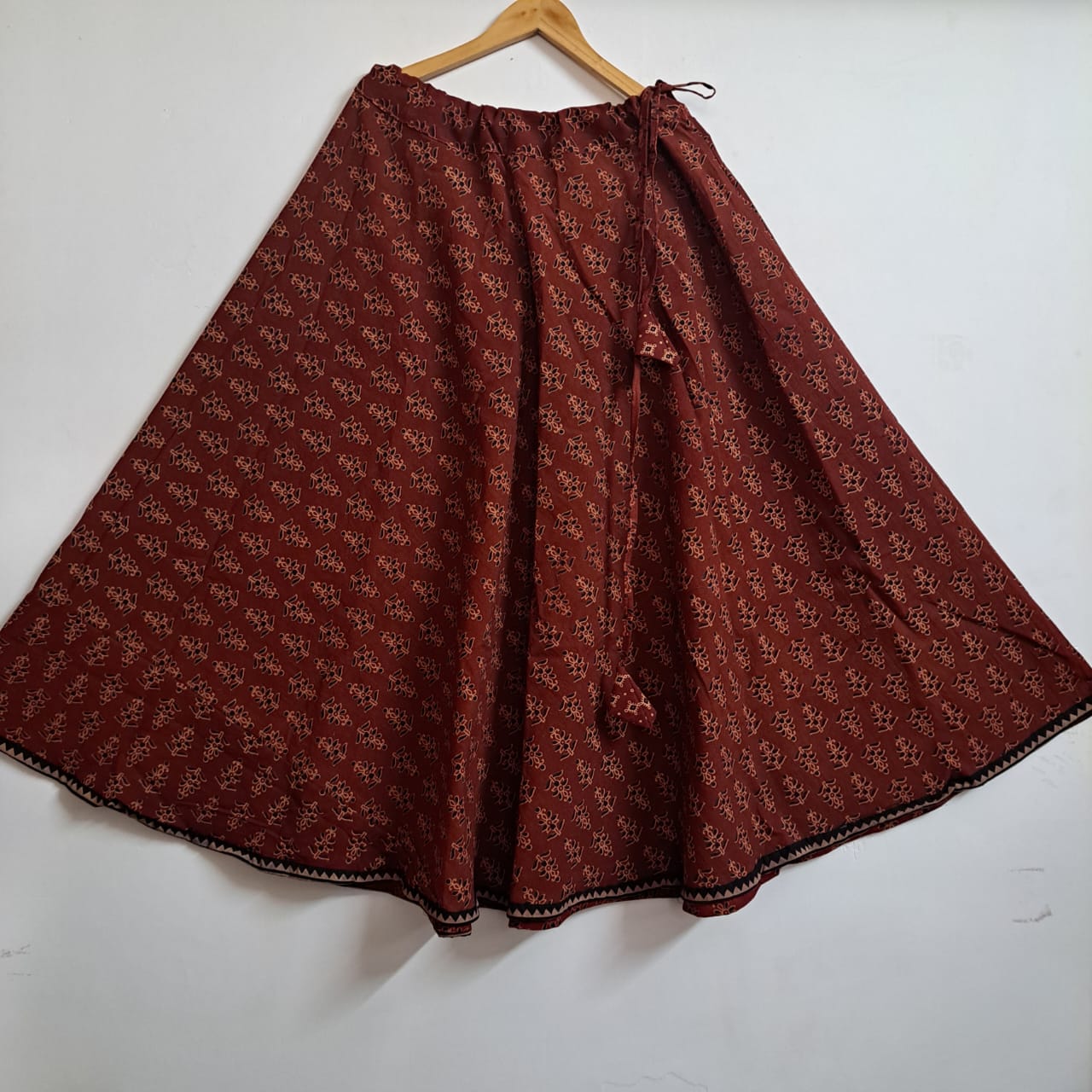 Ajrakh vegetable block print skirts