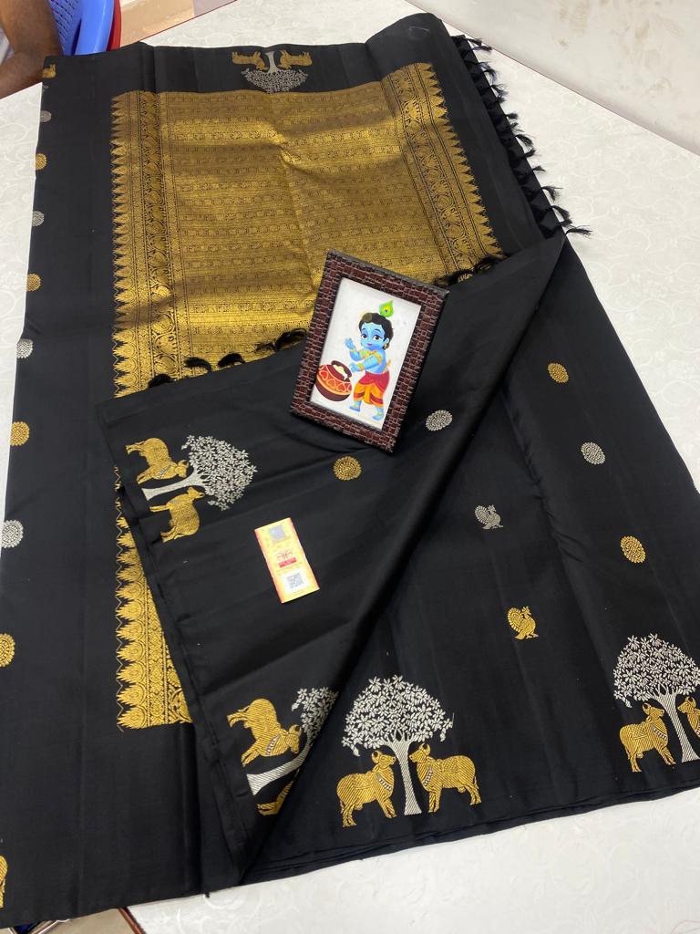 Pure Kanchipuram handloom silk sarees