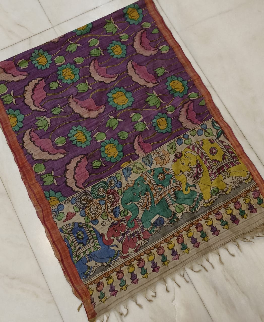 Tussar silk dupattas