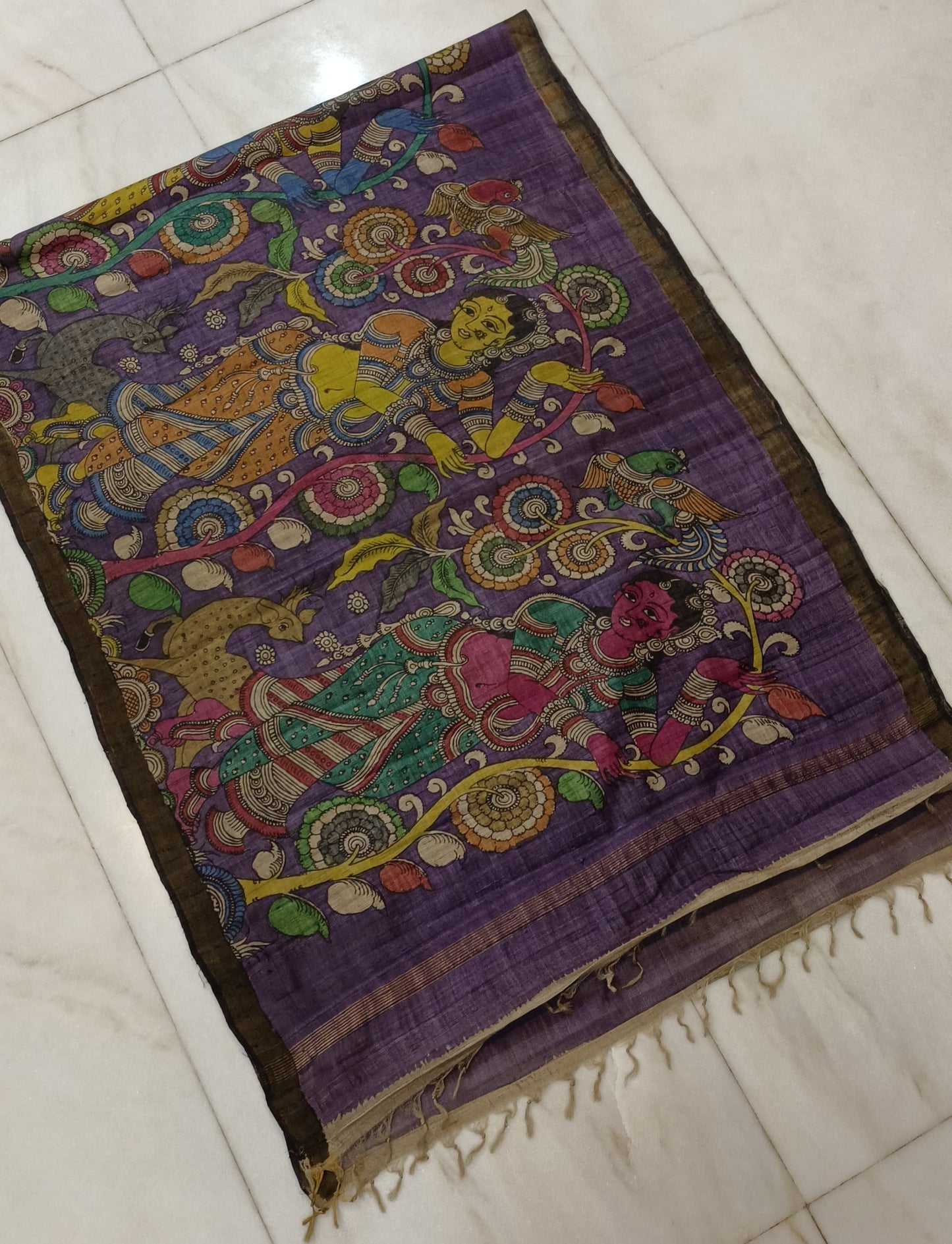 Tussar silk dupattas