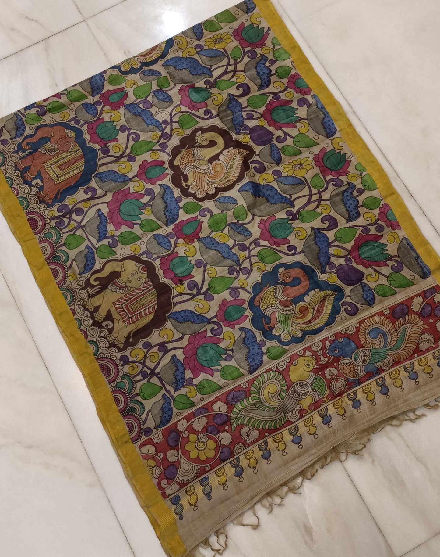 Tussar silk dupattas
