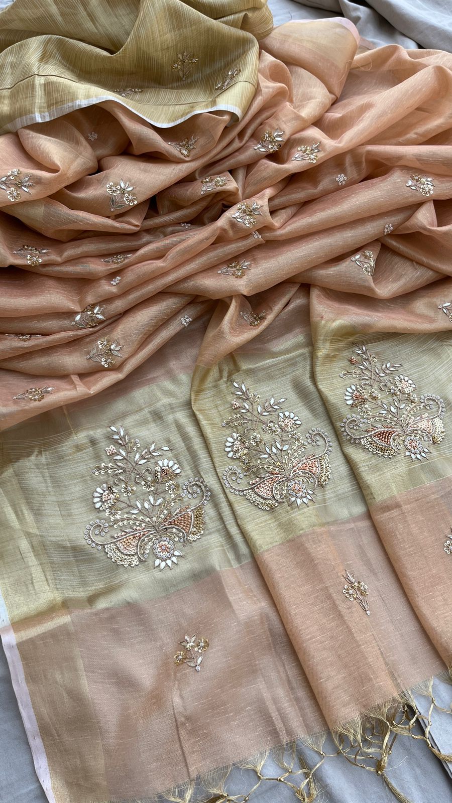Weaved Tissue Silk Saree