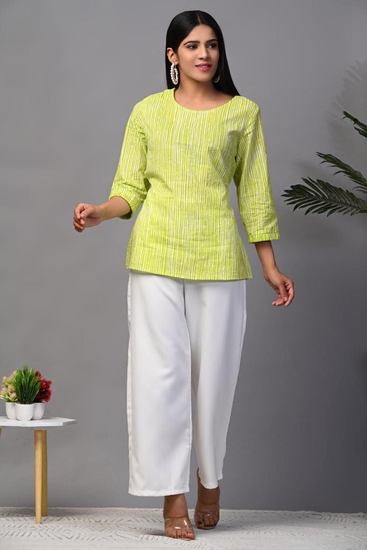 Pure cotton Tunic Tops and Pants