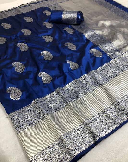 Kanjivaram Silk Sarees with Silk Blouse