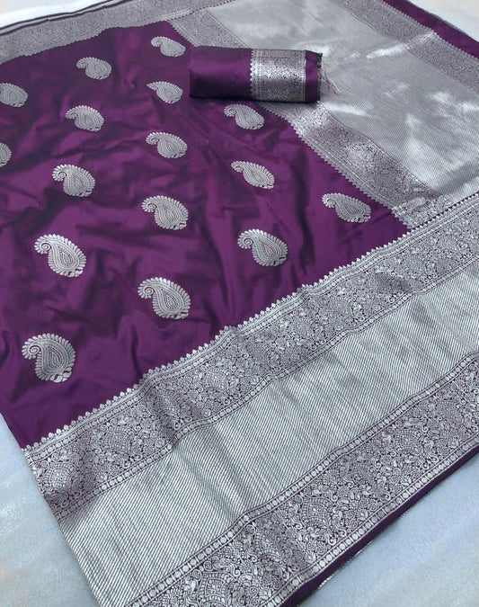Kanjivaram Silk Sarees with Silk Blouse