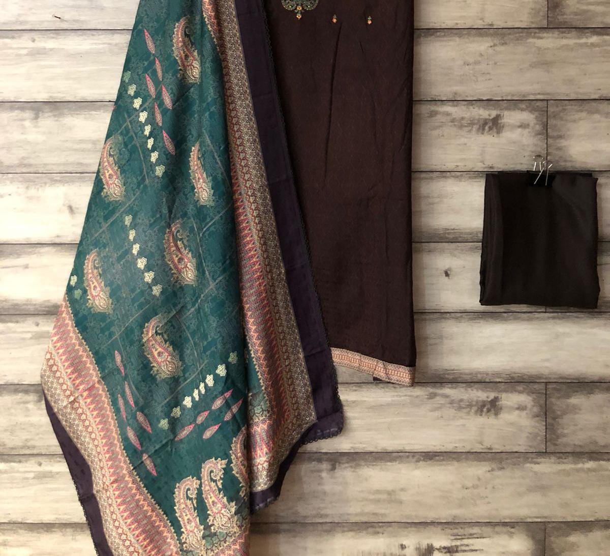 Pashmina Suits with Kashmiri embroidery