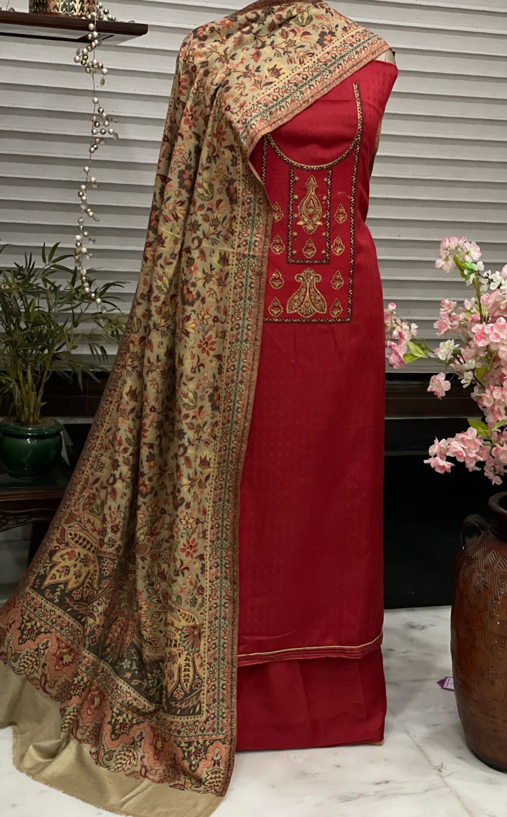 Pashmina Suits with Kashmiri Embroidery