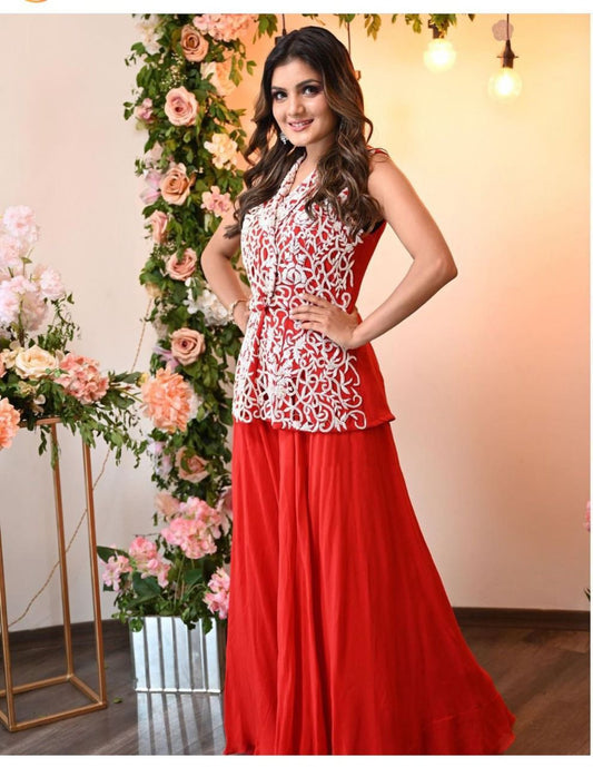 Western Plazzo with Dupatta