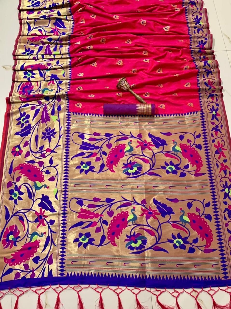 Soft Kanchivaram Pethani Silk Saree