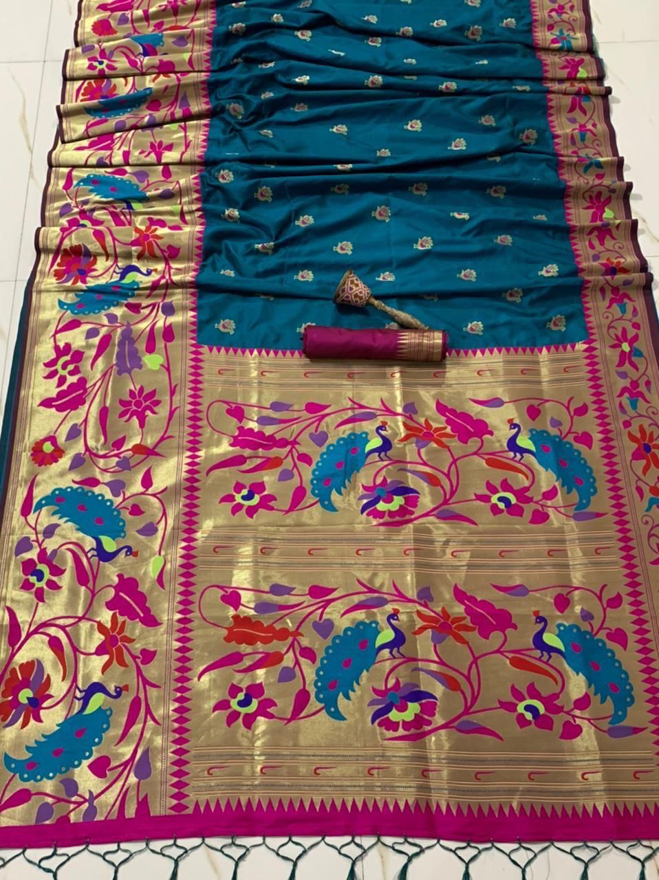Soft Kanchivaram Pethani Silk Saree