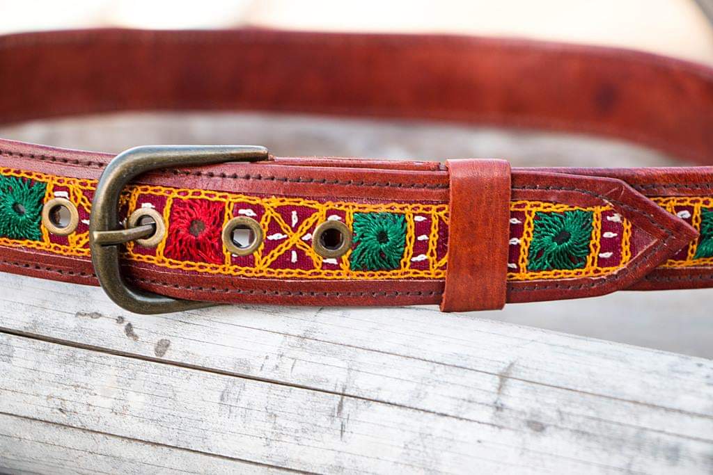 Handcrafted Kutch Leather Belt