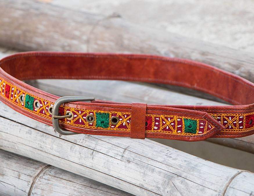 Handcrafted Kutch Leather Belt