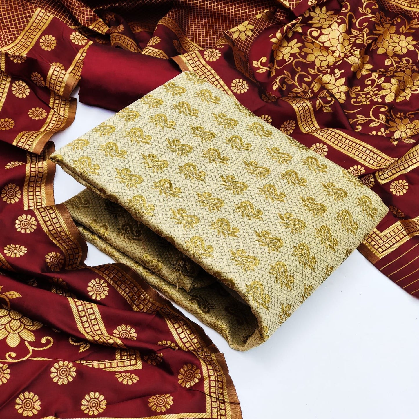 Banarasi Silk Suit Dress Material