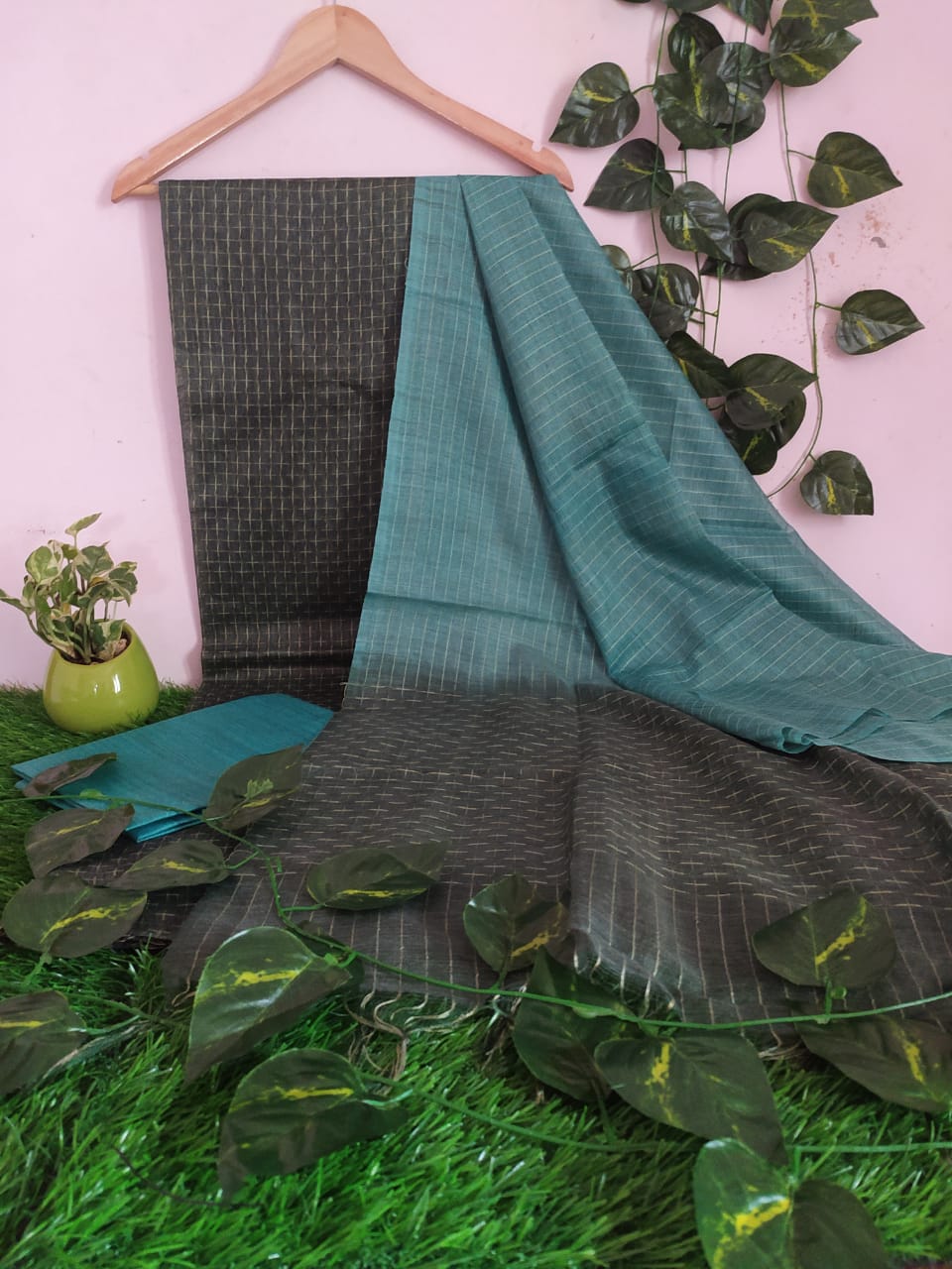 Katan Baswara Silk Suit Material