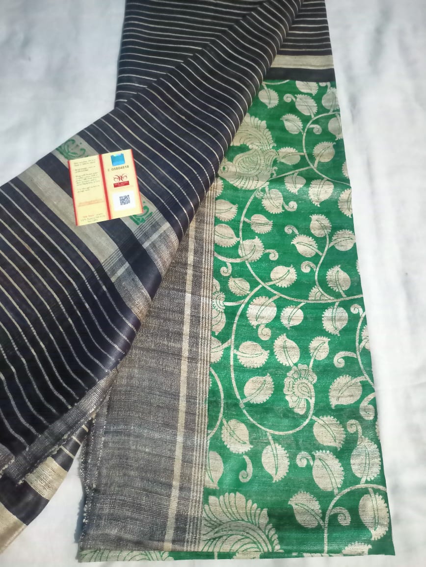 Tussar Ghicha Silk Saree