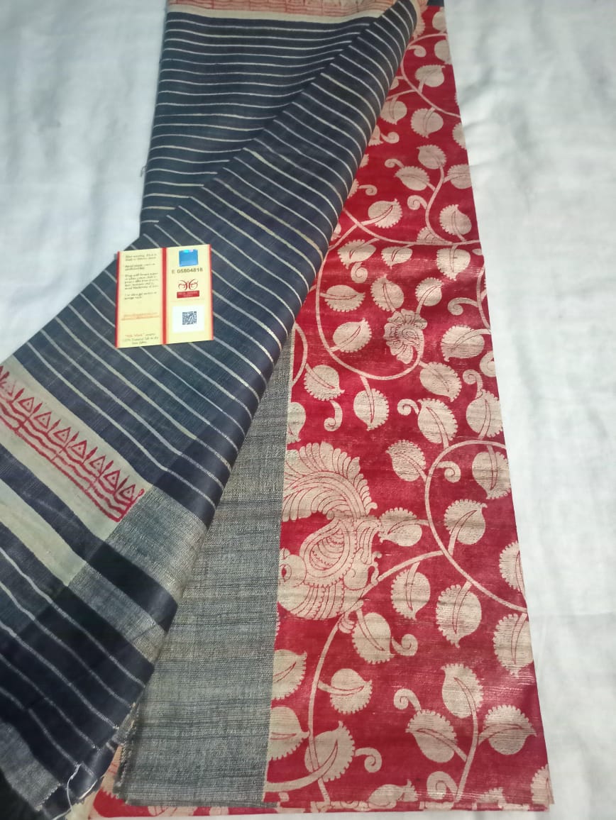 Tussar Ghicha Silk Saree