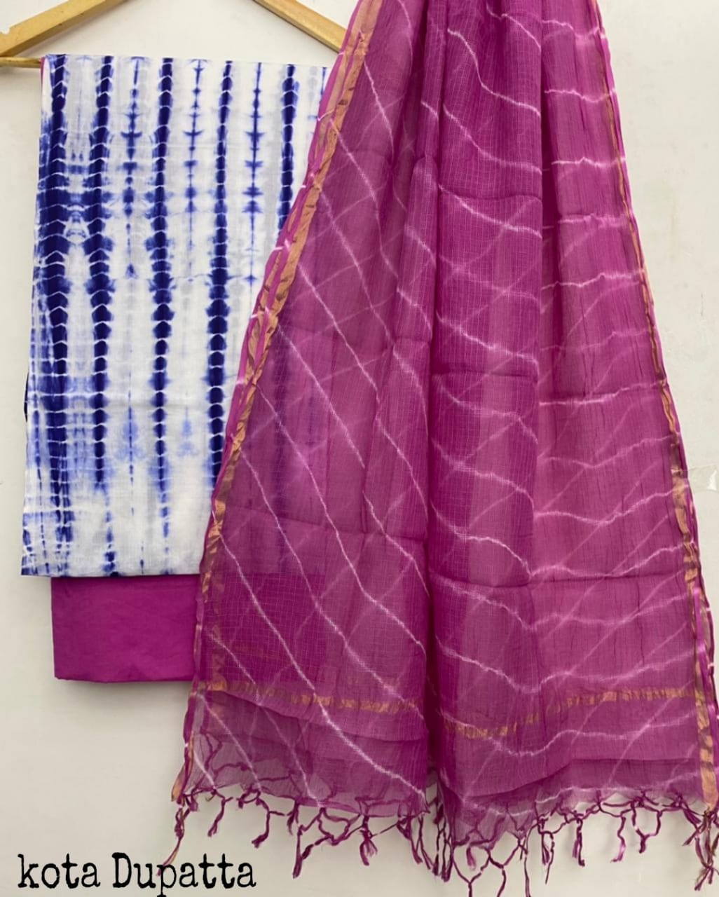 Handblock printed cotton suits