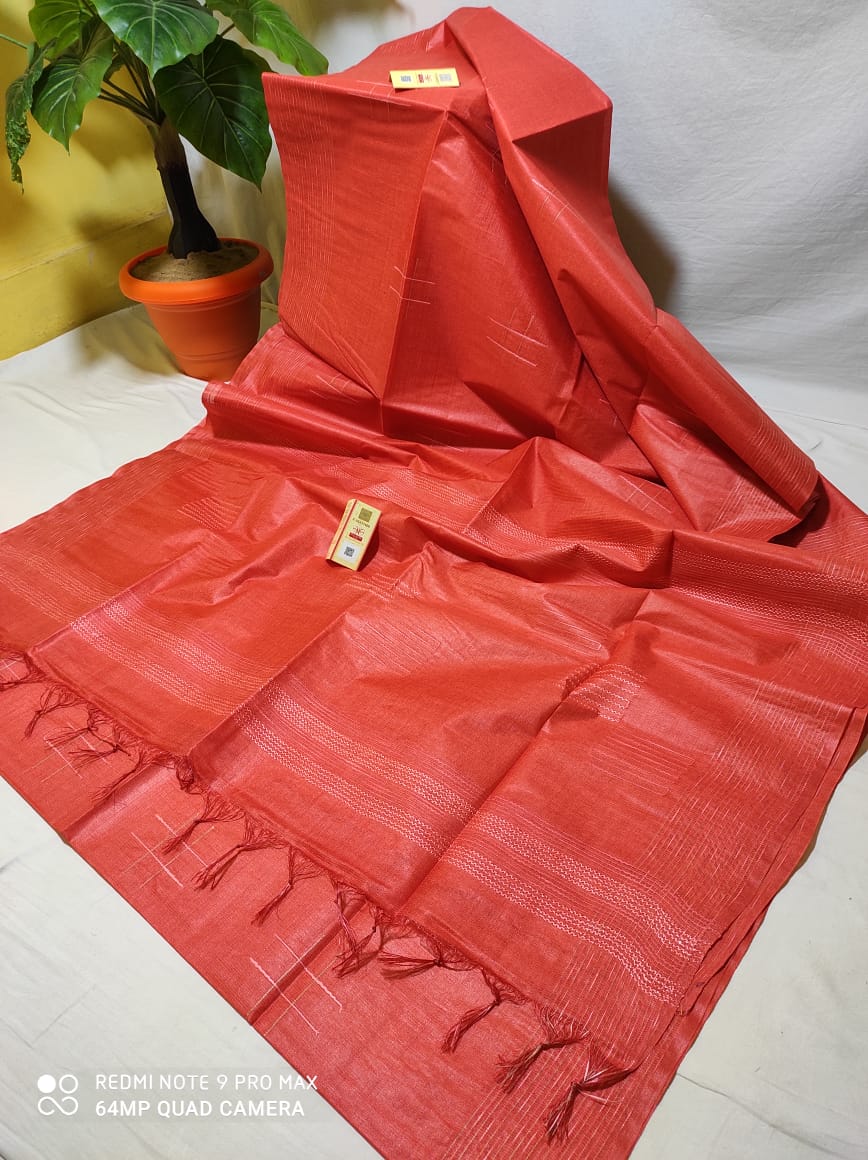 Kota Silk Saree with Zari Border