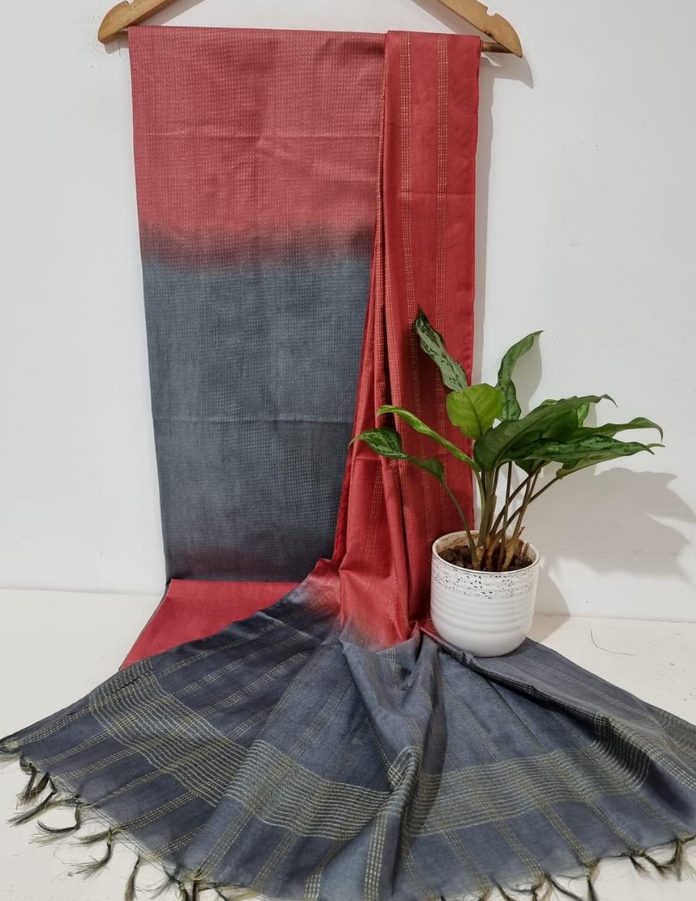 Double shaded Bhagalpuri silk Suit Dress Materials