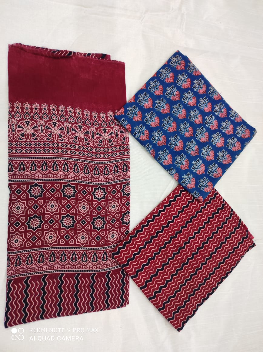 Ajrakh Print Dress Materials