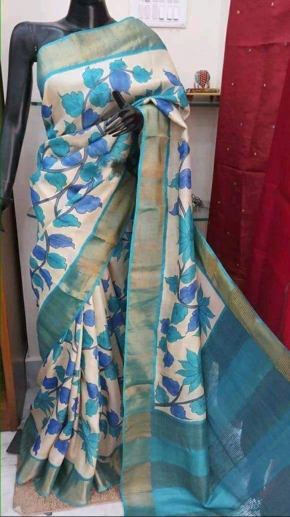 Pure Handloom Tussar Silk Saree