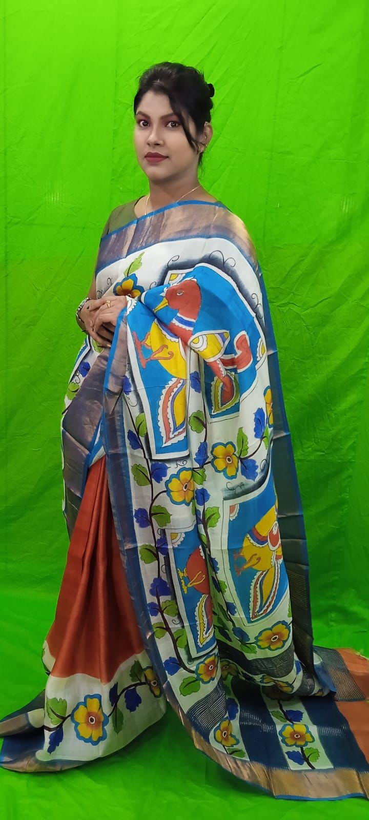 Pure Handloom Tussar Silk Saree