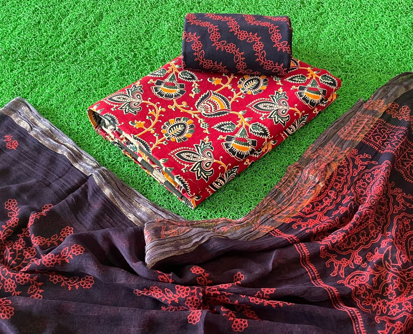 Batik Print Cotton Suit Materials