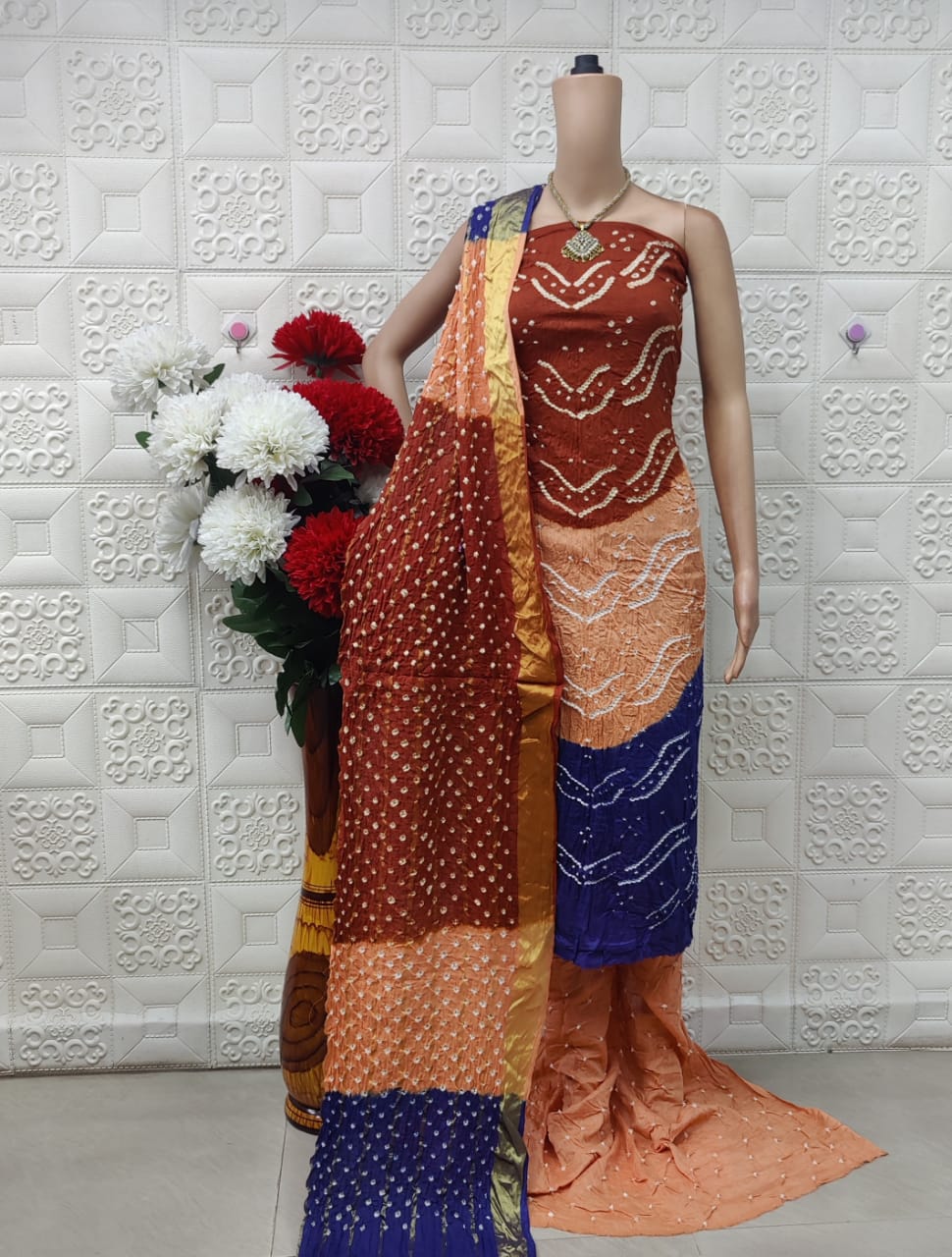 Bandhani Suits Dress Material