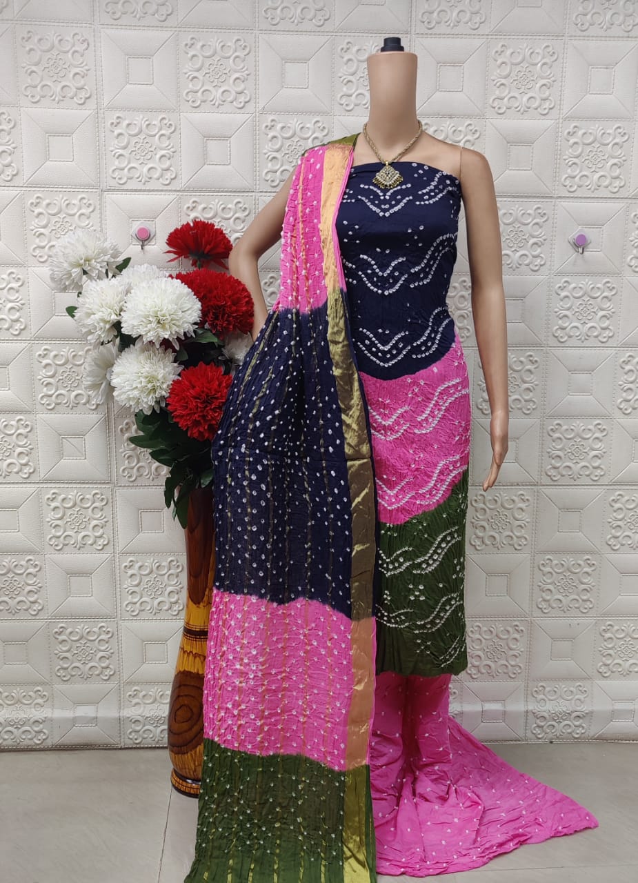 Bandhani Suits Dress Material