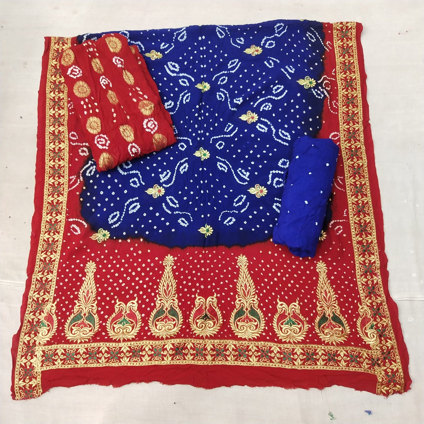 Georgette crepe Banarasi Suit Materials