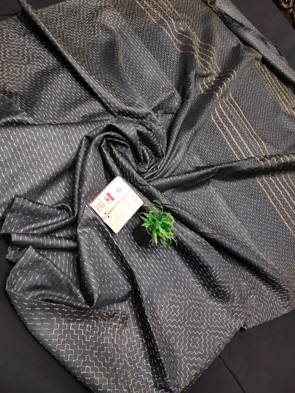 Pure Tussar cotton silk saree