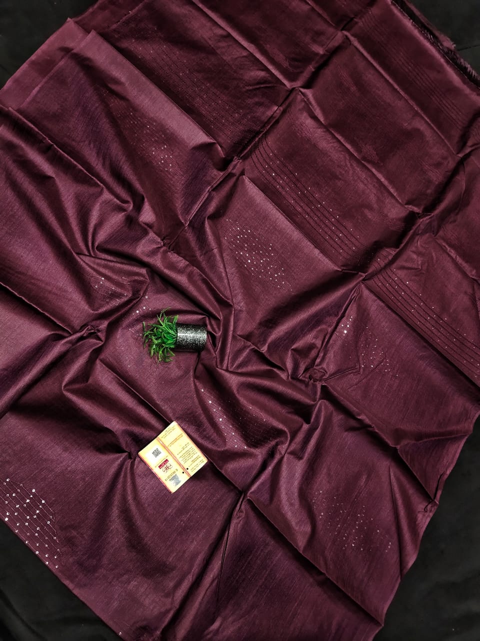 Pure Tussar cotton silk saree