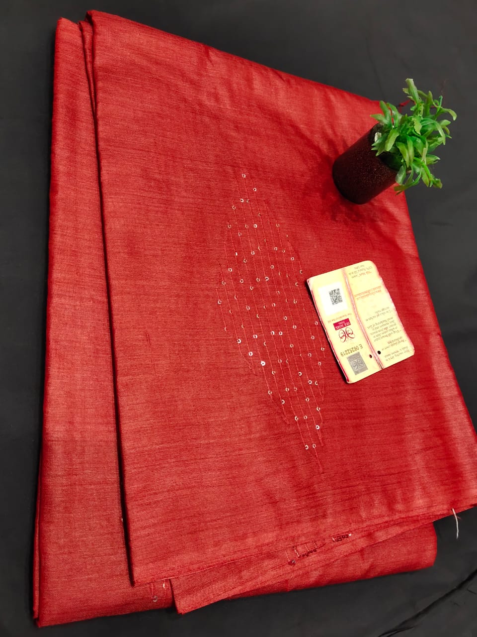 Pure Tussar cotton silk saree