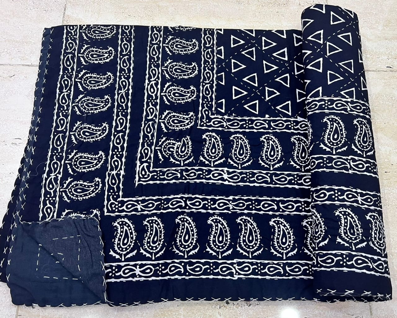 Traditional Kantha stitched Gudari