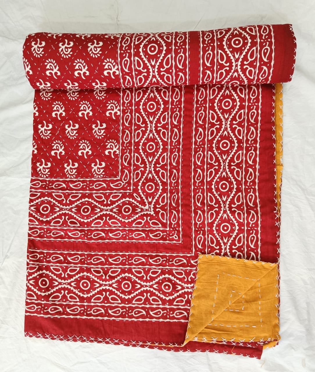 Traditional Kantha stitched Gudari