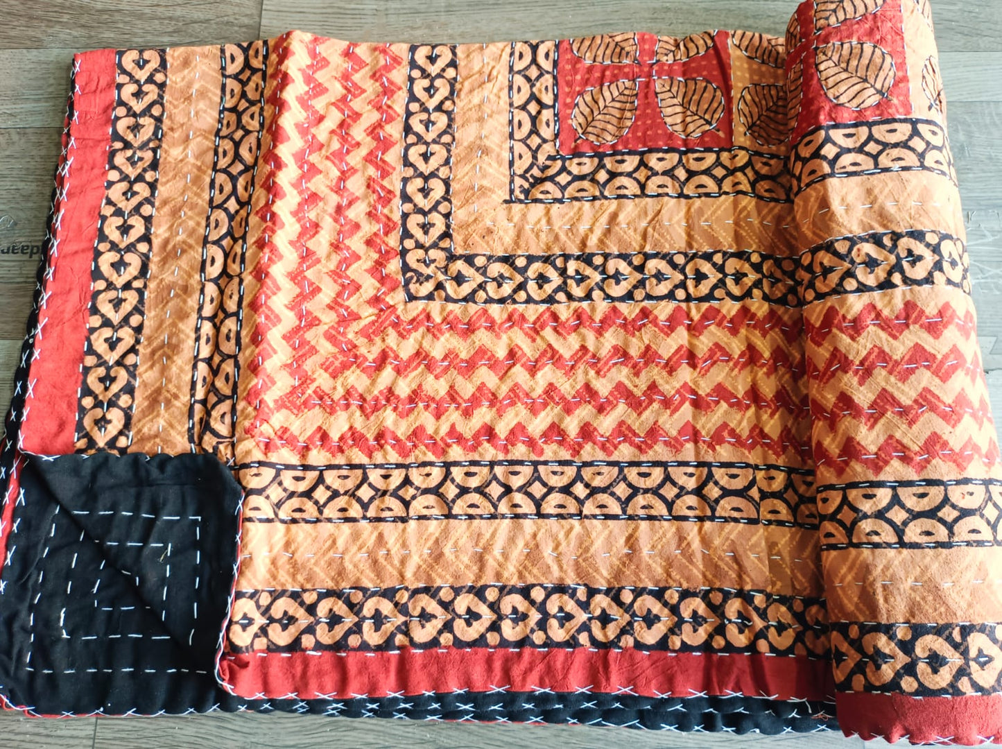 Traditional Kantha stitched Gudari