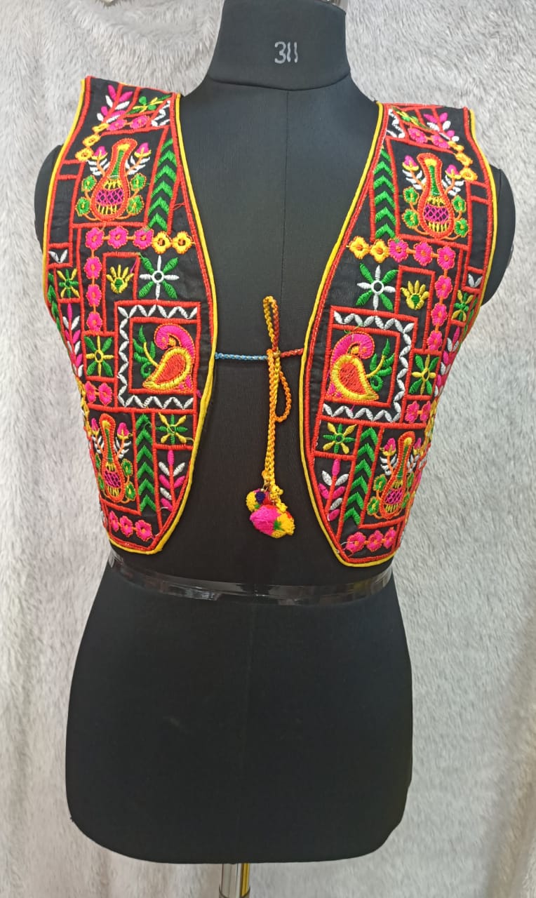 Embroidered Kutchi Work Koti