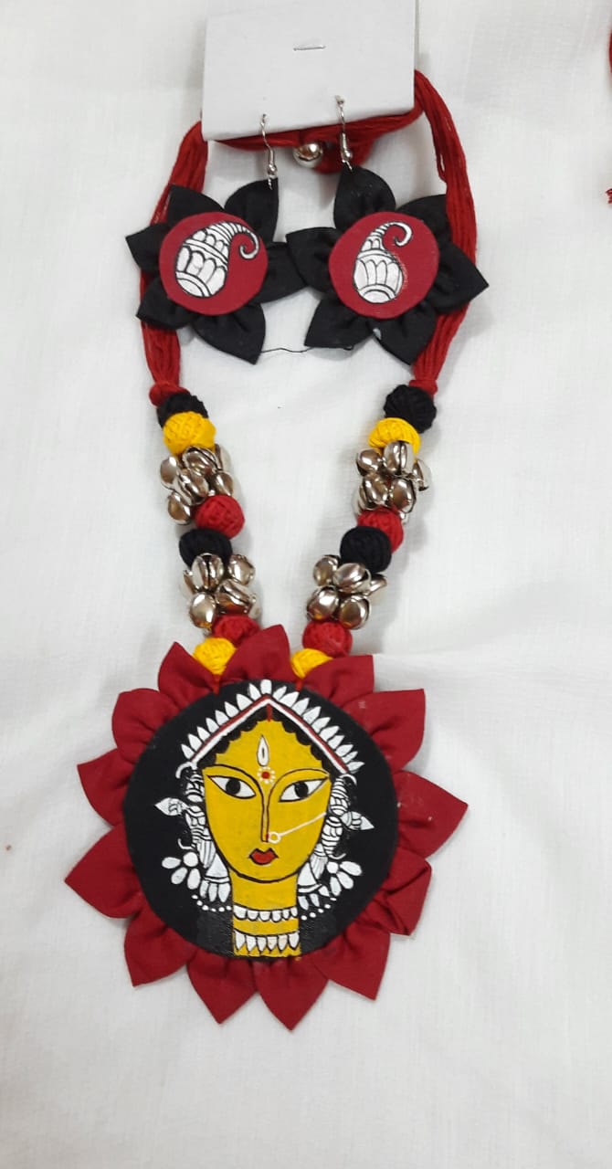 Maa Durga Terracotta Jewelry