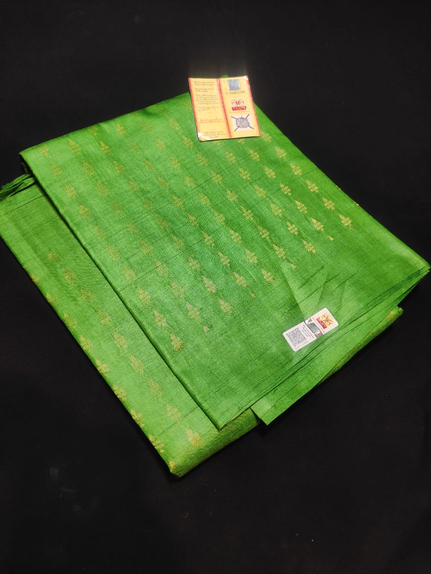 Pure tussar saree all over body booti